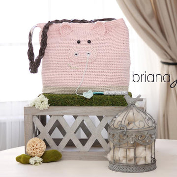 Pig Project Bag or Purse for Crafters