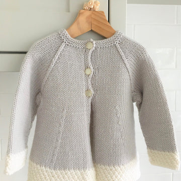 Possum Cardigan in Debbie Bliss Baby Cashmerino BJ33