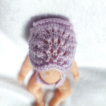 Textured Bonnet for 9 Inch Dolls