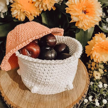 Mushroom Bobble Basket