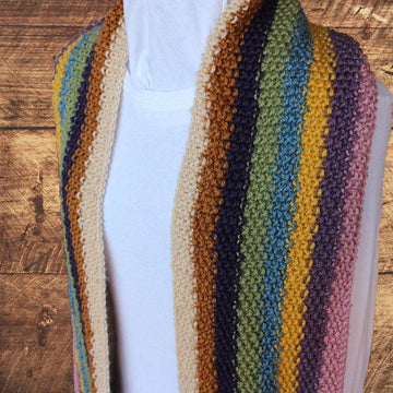 Long Striped Scarf