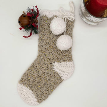 Snowball Christmas Stocking