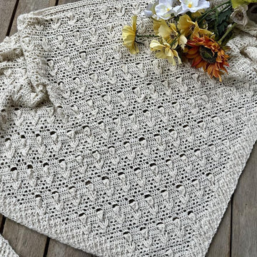 Ever After Rose Shawl