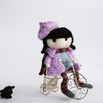 Zefirka Doll and her dog