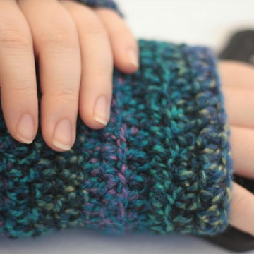 Easy FIngerless gloves