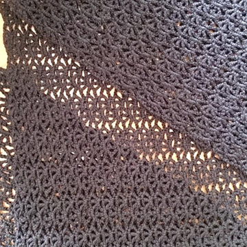 Black lace scarf