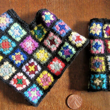 1:6th scale Patchwork skirt and poncho