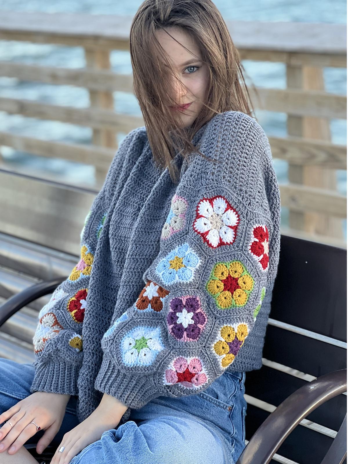 African Flower Sweater