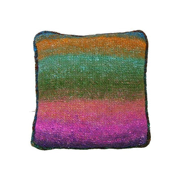 Entrelac With A Twist Accent Pillow