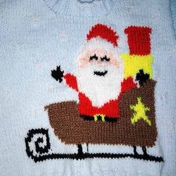 Santa and Sleigh Christmas Jumper