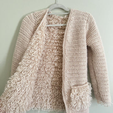 Reversible Loops Crochet Cardigan