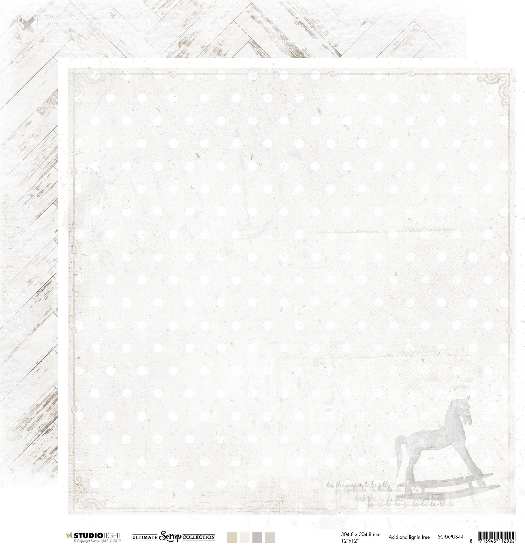 Studio Light Ultimate Scrap Collection Double-Sided Cardstock 12"X12" 10/Pkg - NR. 44