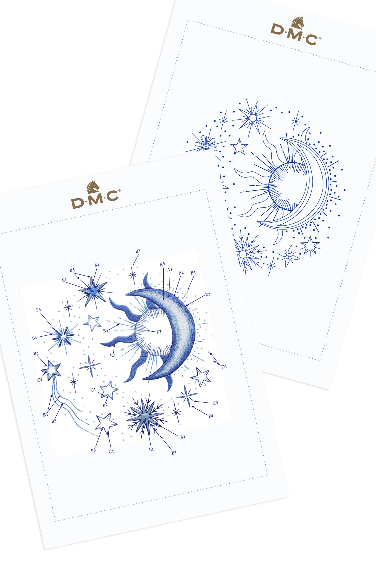 Constellation in DMC - PAT0863 -  Downloadable PDF