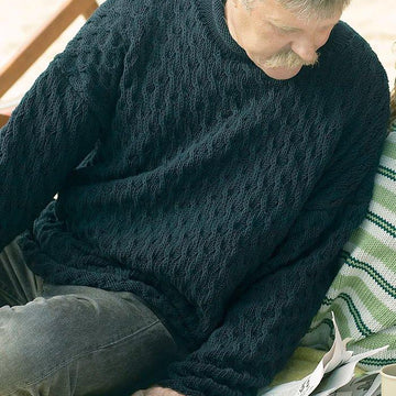 Classic Wavy Cable Sweater