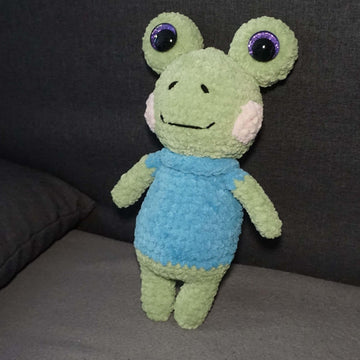 Crochet Pattern for Plüschtoni the Frog
