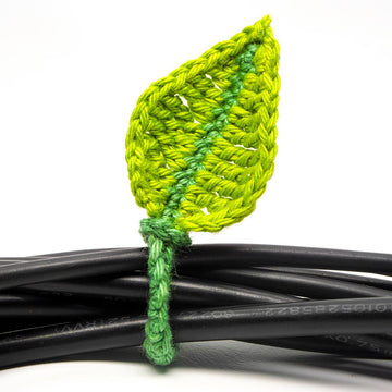 Leaf Cable Tie Crochet Pattern