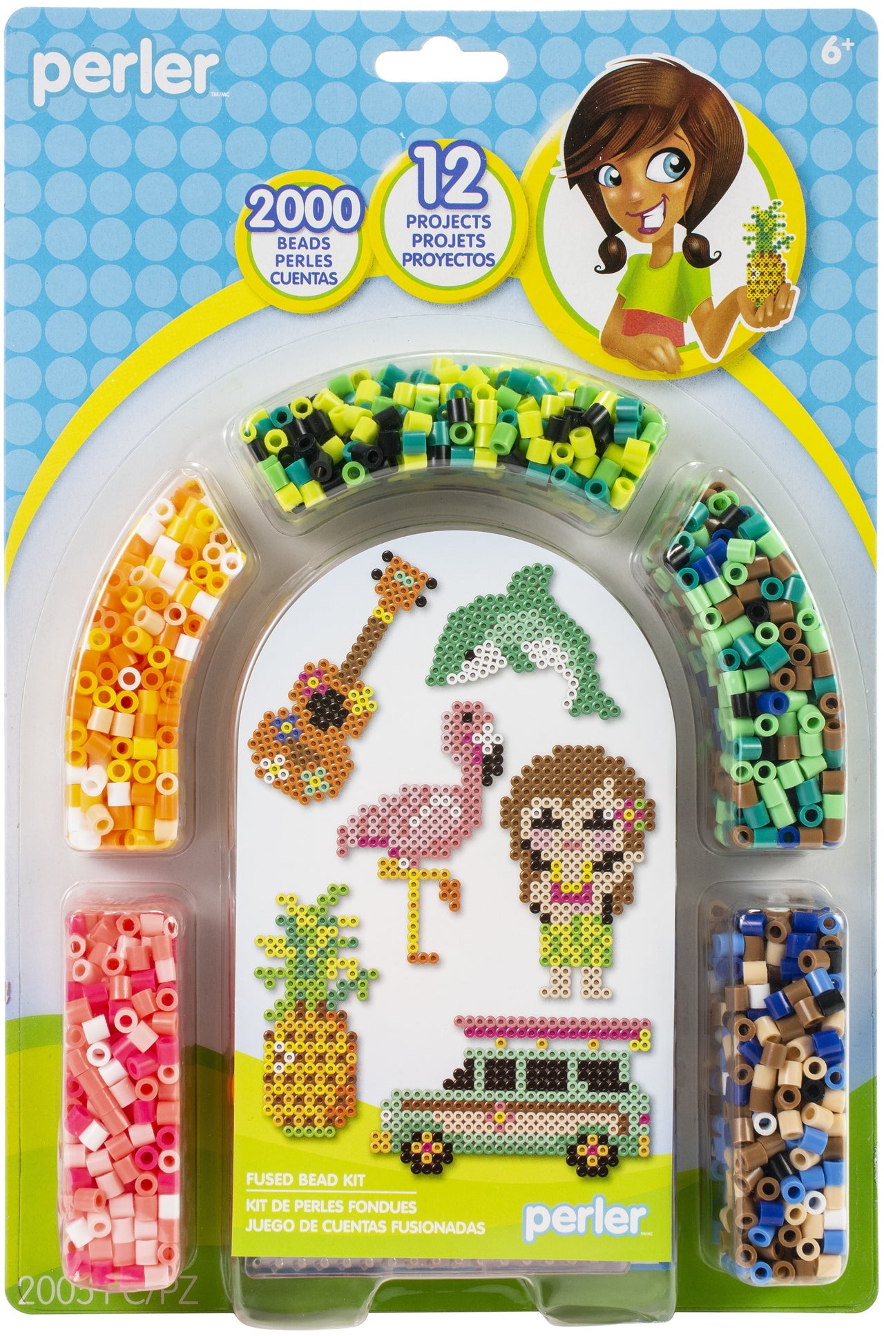 Perler Fuse Bead Activity Kit - Tropical Island Arch