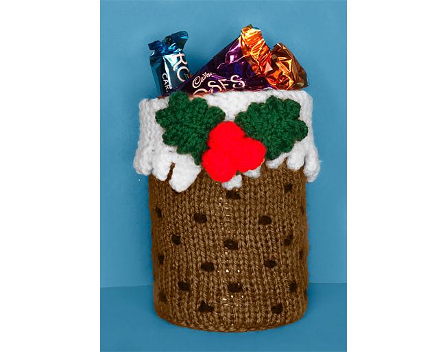 Christmas Pudding Tin Can Cover Holder