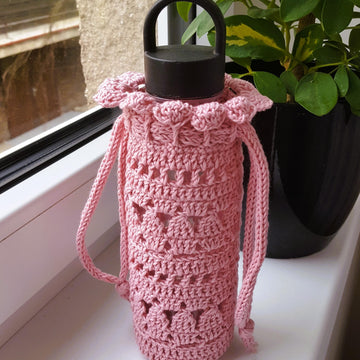 Lotus pond bottle bag