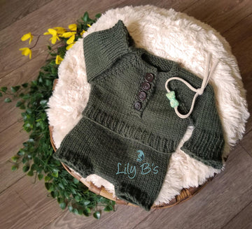 Sweater & Diaper Cover Set
