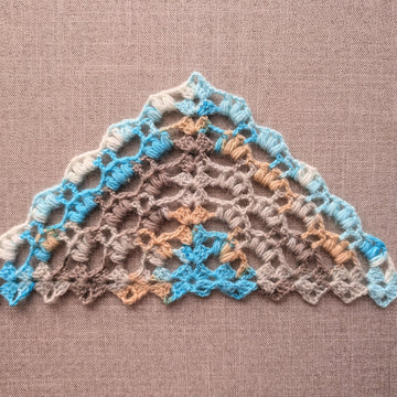 4 in 1: Triangle Crochet Shawl #107