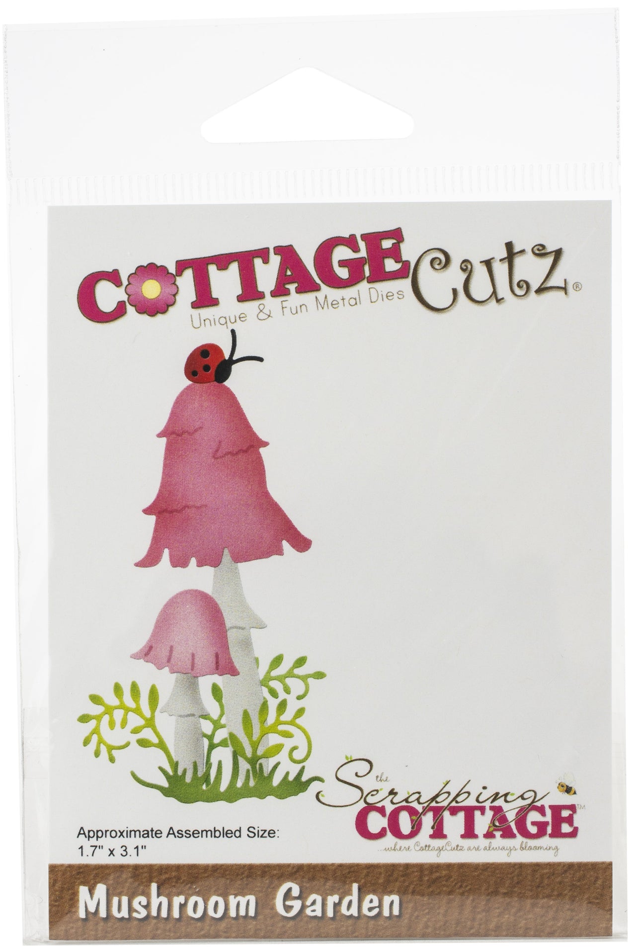 CottageCutz Dies - Mushroom Garden 1.7"X3.1"