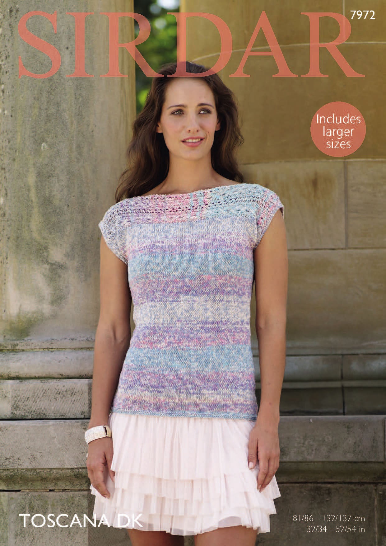 Top in Sirdar Toscana DK - 7972 - Downloadable PDF