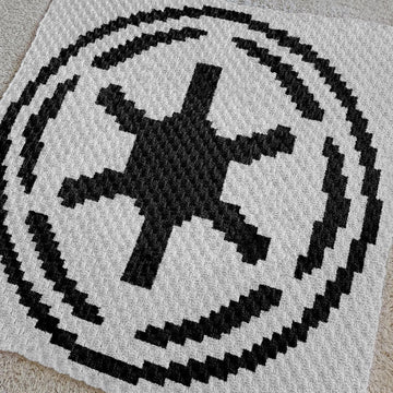 C2C Star Wars Throw Galactic Republic Crochet Pattern Beginner Level