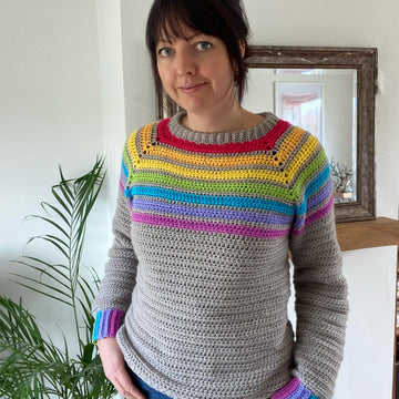 The Eclectic Rainbow Raglan