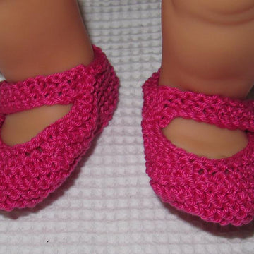 Baby Low Back Garter Stitch Shoes