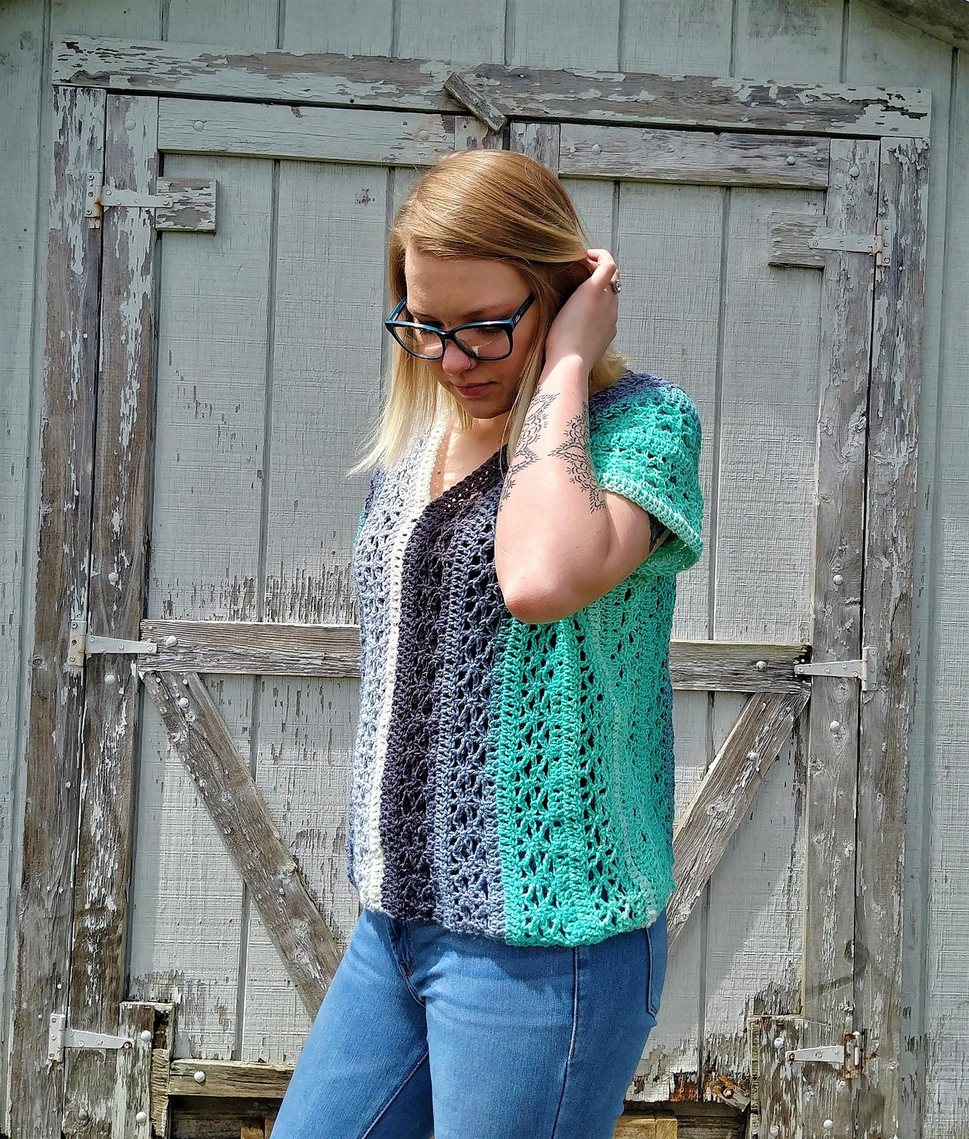 Aurora Waterfall Cardigan