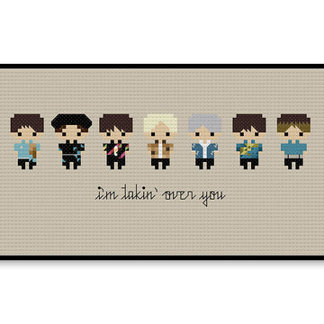 BTS Pied Piper Bite Size - PDF Cross Stitch Pattern