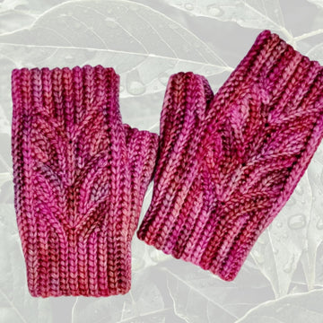 Thistle Crochet Mittens