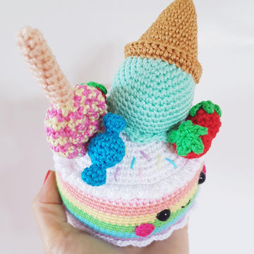 Rainbow Candy Cake