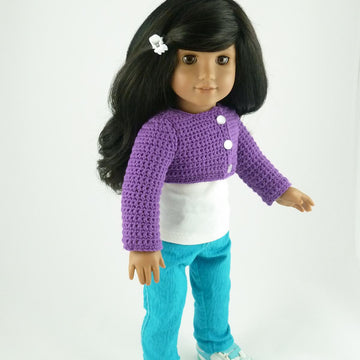Classic Cardigan Sweater - 18" American Girl Doll