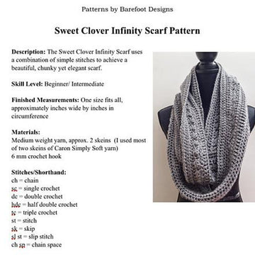 Sweet Clover Infinity Scarf
