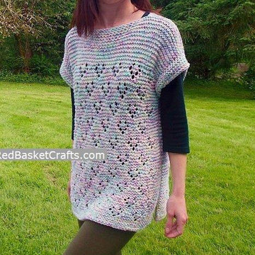 Eyelet Heart Top - Purl-Free Pattern