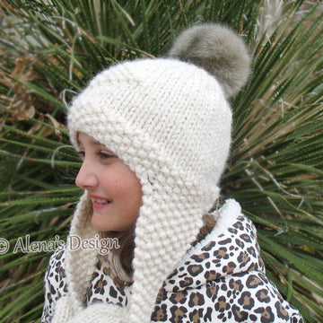Diamond Earflap Hat