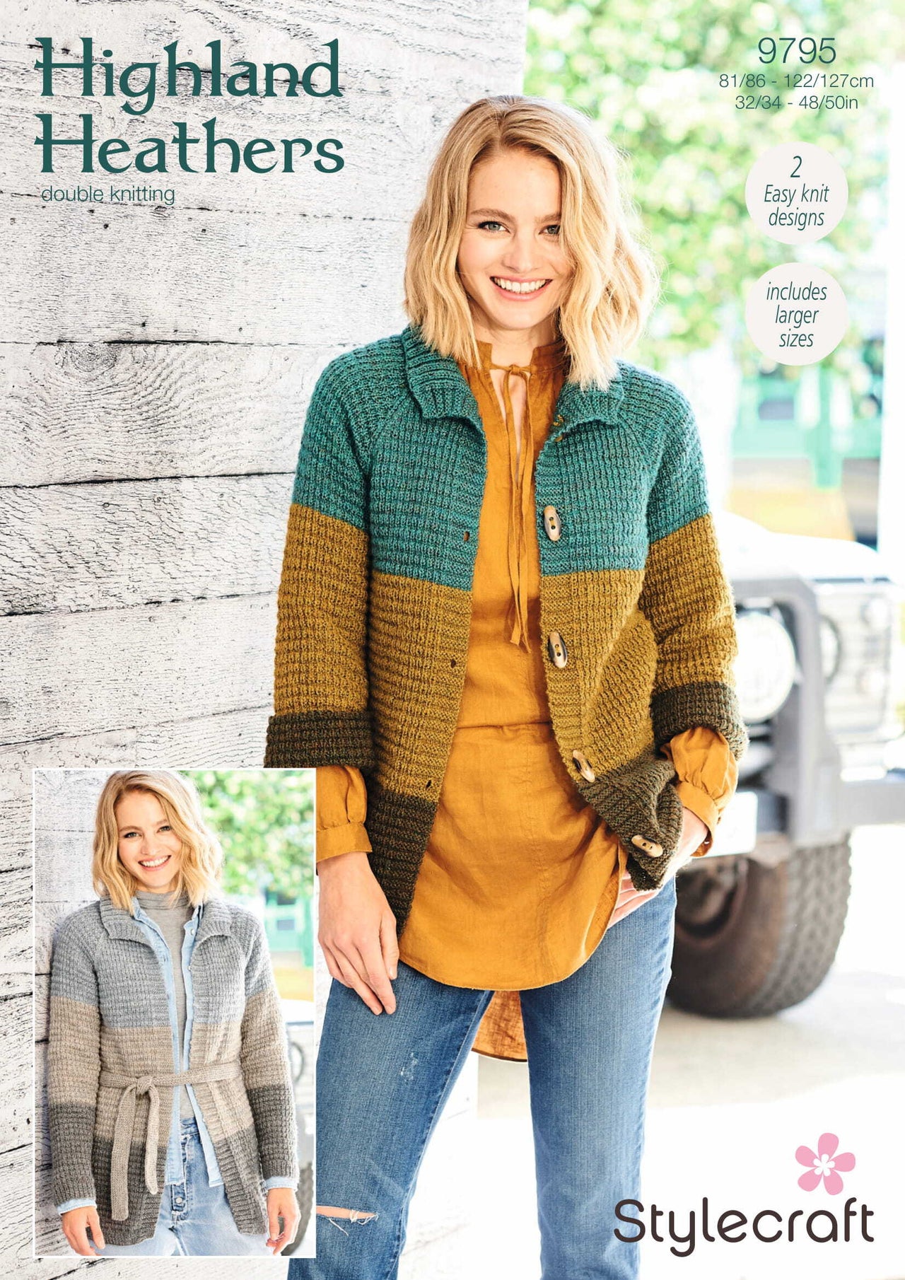 Cardigans in Stylecraft Highland Heathers - 9795 - Downloadable PDF