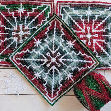 Soft Holly Mosaic Square
