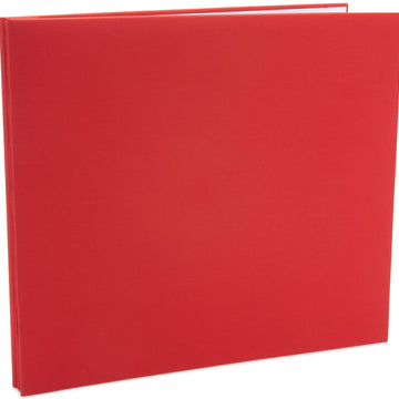 American Crafts Colorbok Post Bound Fabric Album 12"X12" - Red