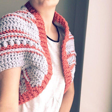 Crochet Pattern - Tunnels Shrug