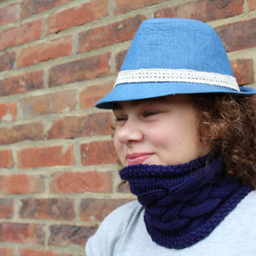 Double Dutch Cabled Cowl