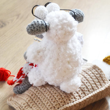 Crochet Granny Sheep. Amigurumi Toy. Farm Animal. Retirement Gift