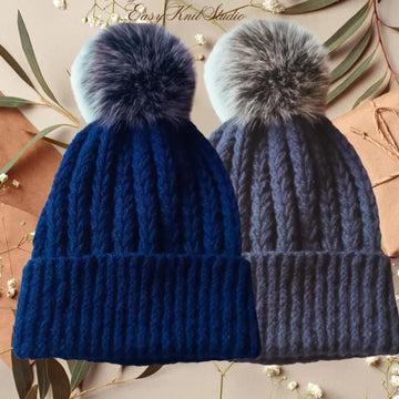 Beginner-Friendly Pom-Pom Hat