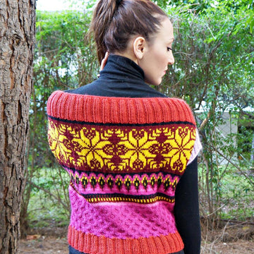 Burst of colors vest