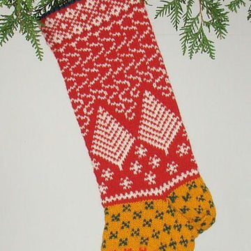 Snow Storm Christmas Stocking