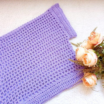 Crochet Cocoon Lilac Shrug Cardigan Pattern