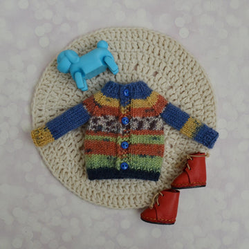 Cardigan with narrow sleeves