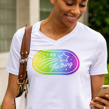 Cricut Infusible Ink Blank V Neck T-Shirt - Women's XXL